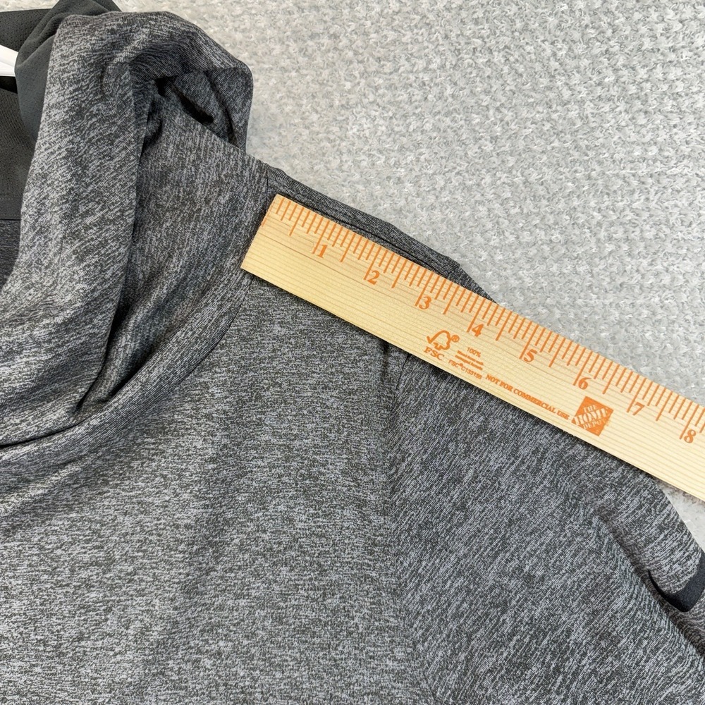 Nike Lebron MVP Hooded Shooter Shirt Mens Large Gray Long Sleeve Performance Gym - Picture 16 of 16